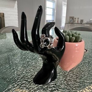 🆕 Alexis Bitter Unusual ShapeRing With Swarovski Crystals Works of Art Size 6.5